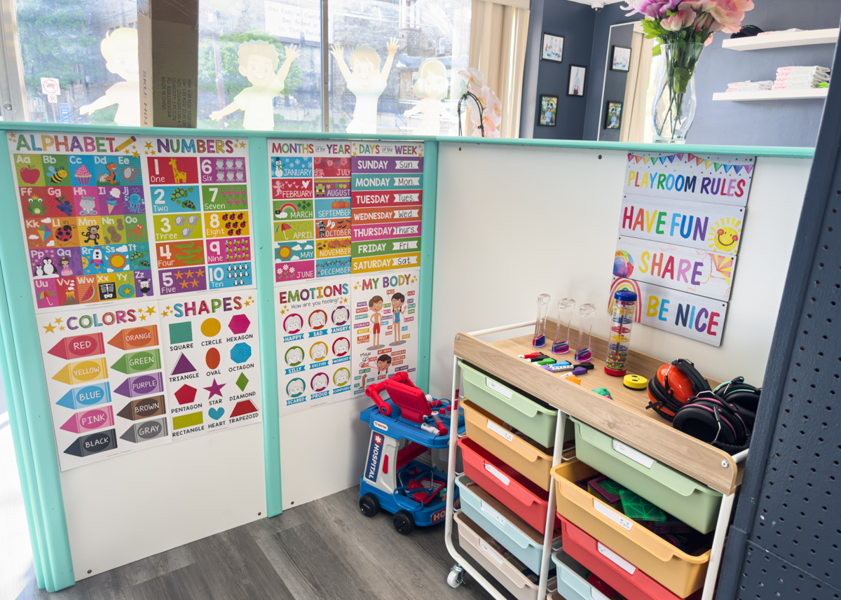 SR Sensory Gym learning and activity corner